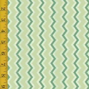 Clothworks Snarky Cats: Chevron - Lt Olive #22-6577