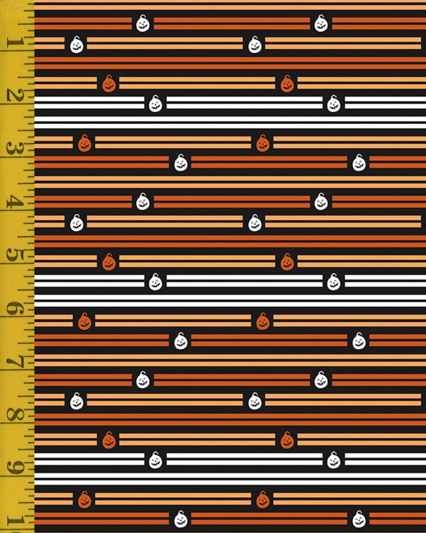 Riley Blake Designs Celebrate with Hershey Halloween: Stripes - Multi #23-8324