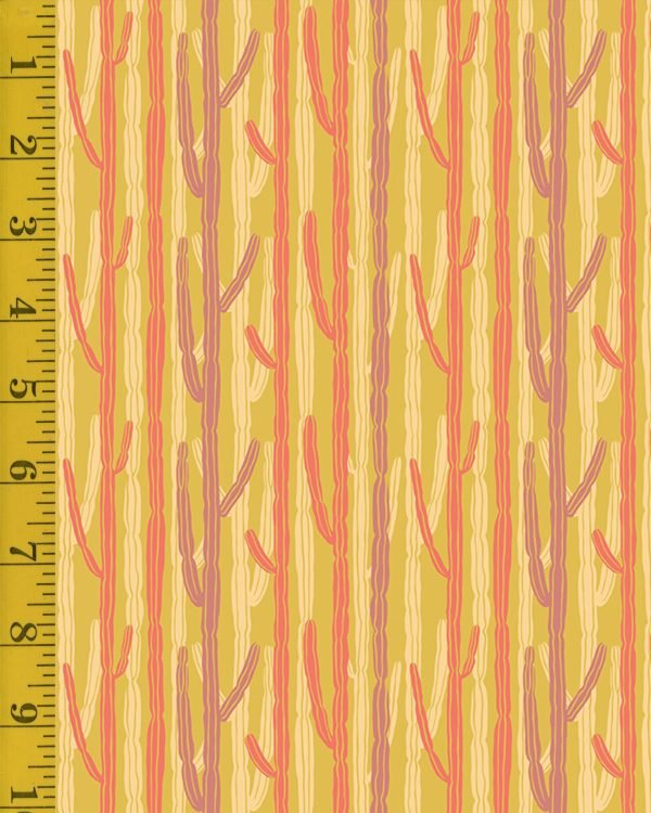 Riley Blake Designs Arid Oasis: Candelabra - Mustard #23-8357