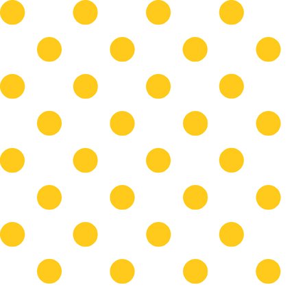 QT Fabrics Dots Stripes & More: Dots (dot is approx. 1/2") - Yellow #24-6363