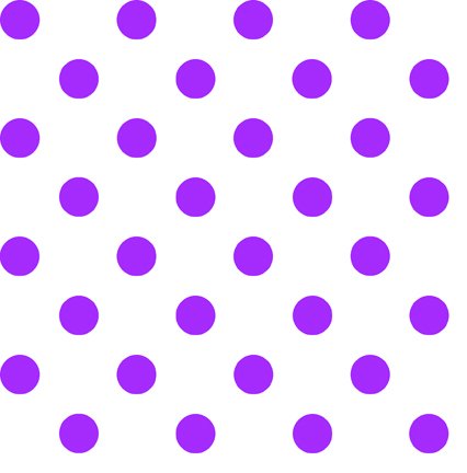 QT Fabrics Dots Stripes & More: Dots (dot is approx. 1/2") - Purple #24-6364