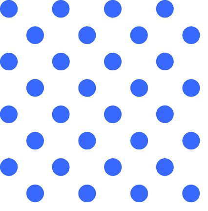 QT Fabrics Dots Stripes & More: Dots (dot is approx. 1/2" - Blue #24-6379