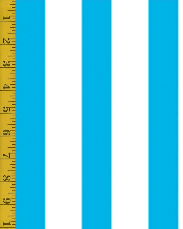 QT Fabrics Dots Stripes & More: Stripes - Turquoise #24-6405