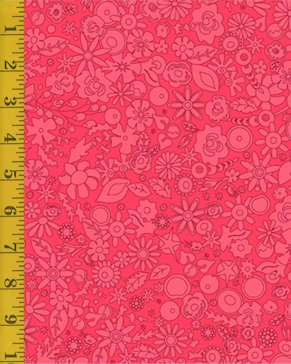Andover Fabrics Sun Print: Woodland - Strawberry #25-1126