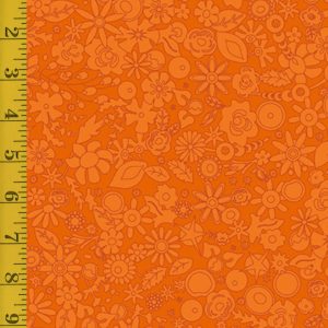 Andover Fabrics Sun Print: Woodland - Tangerine #25-1128