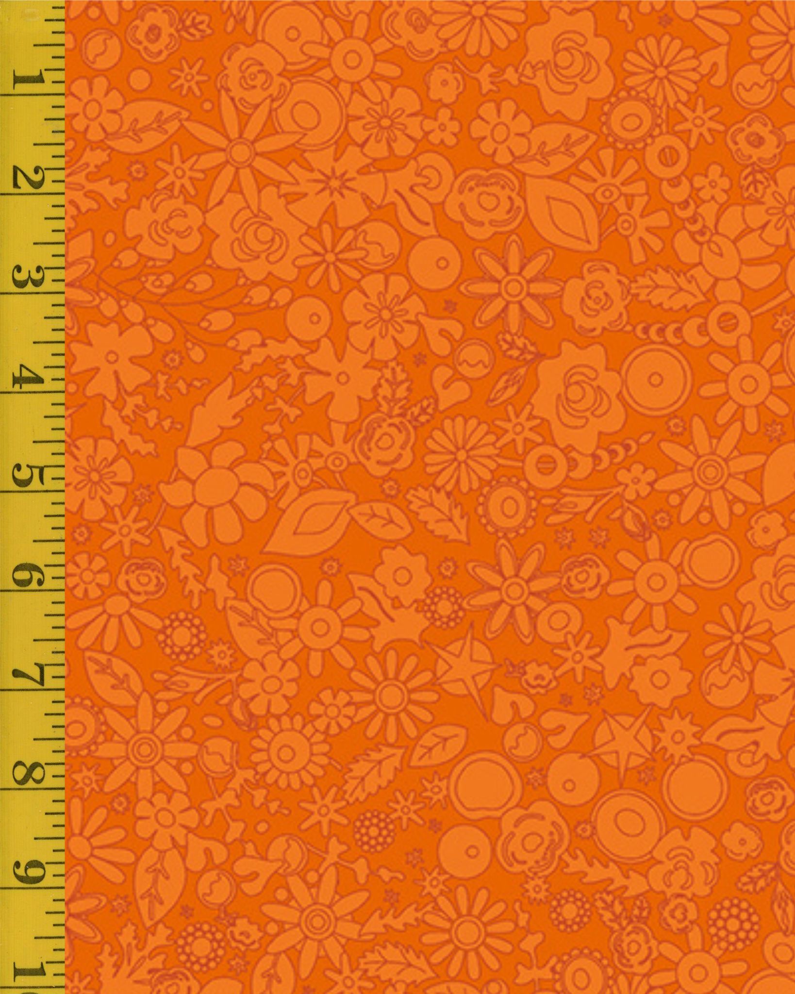 Andover Fabrics Sun Print: Woodland - Tangerine #25-1128