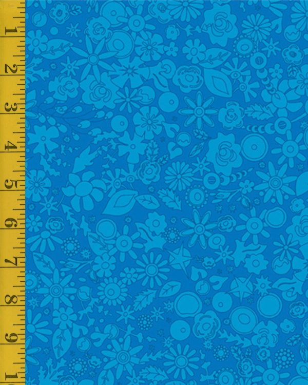 Andover Fabrics Sun Print: Woodland - Colbalt #25-1130