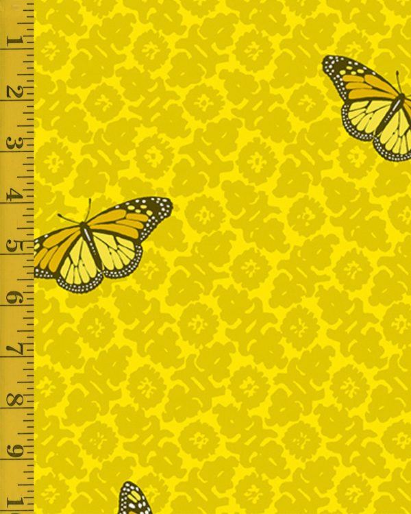 Andover Fabrics Sun Print: Camouflage - Sulfur #25-1140