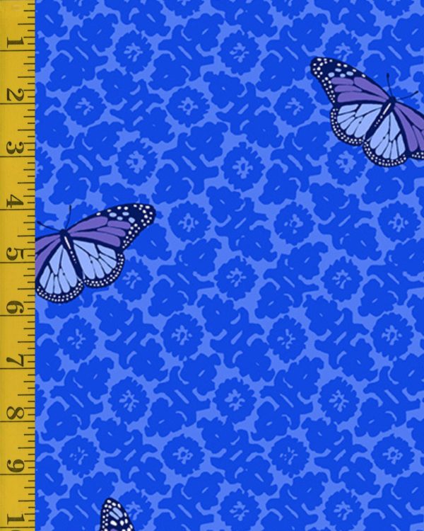 Andover Fabrics Sun Print: Camouflage - Sapphire #25-1148