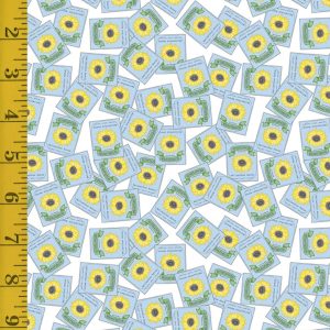 Riley Blake Designs Sunny Skies: Seed Packets - White #25-8429