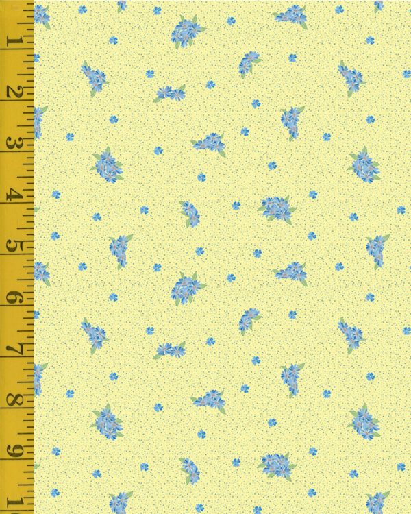 Riley Blake Designs Sunny Skies: Small Floral - Sun #25-8430