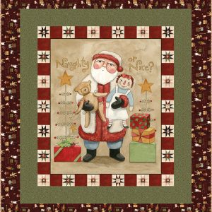 Naughty or Nice Panel Quilt Kit Riley-25-8479
