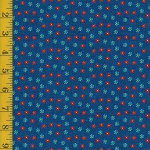 Benartex: Something to Crow About: Petal Flower - Dark Blue #25-4596