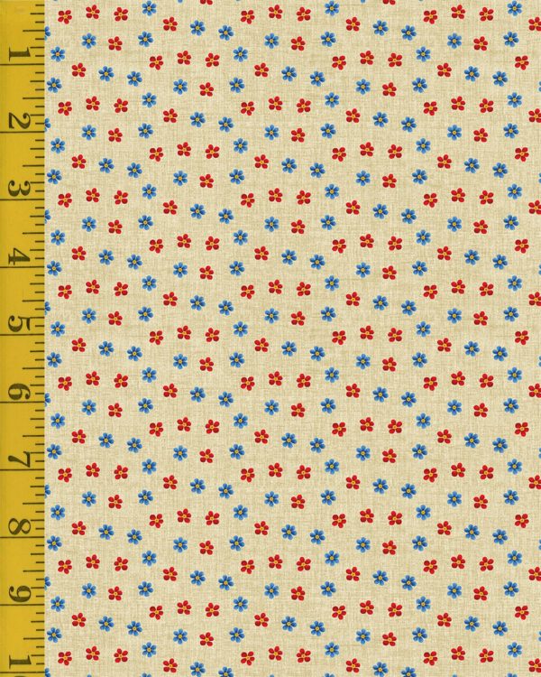 Benartex: Something to Crow About: Petal Flower - Natural #25-4601