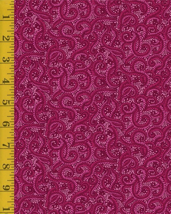 Benartex: Something to Crow About: Napa Swirl - Fuchsia #25-4603