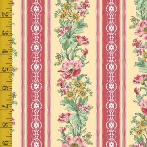 Benartex: French Romance: French Romance Stripe - Yellow #25-4611