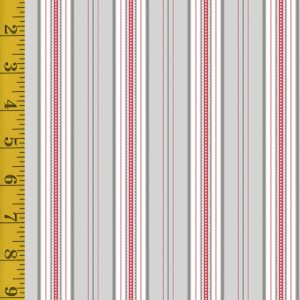 Benartex: French Romance: Simone Stripe - Pink/Grey #25-4612