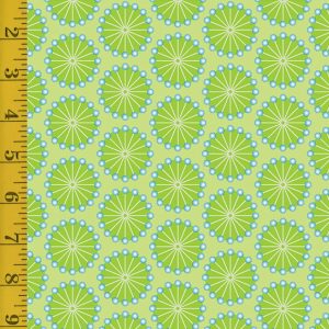 Benartex: Sewing Room 2: Flowerhead Pins - Green #25-4626