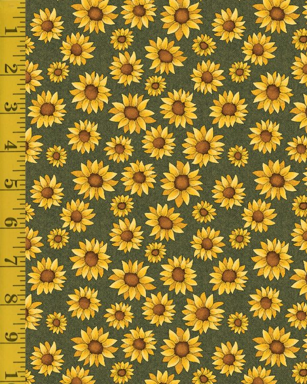 Benartex: Sunflower Days: Sunflower Days - Leaf #25-4638
