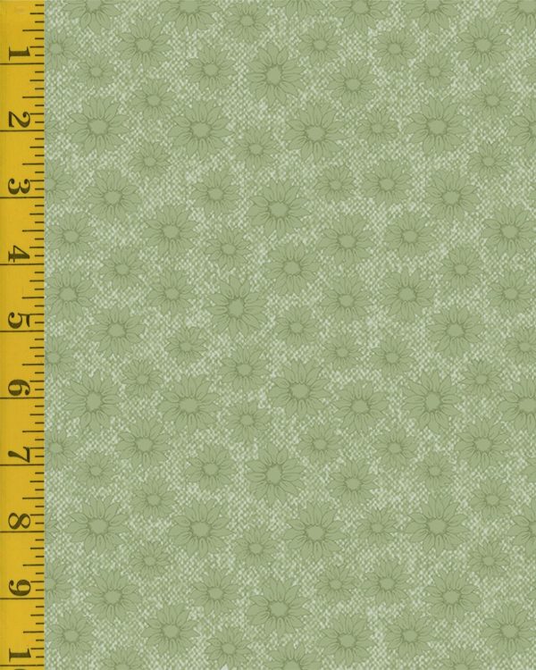 Benartex: Sunflower Days: Pressed Sunflower - Light Leaf #25-4644
