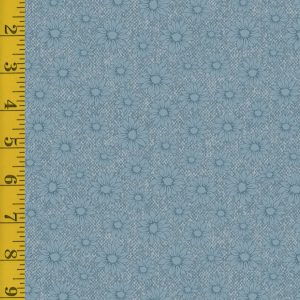 Benartex: Sunflower Days: Pressed Sunflower - Light Denim #25-4647