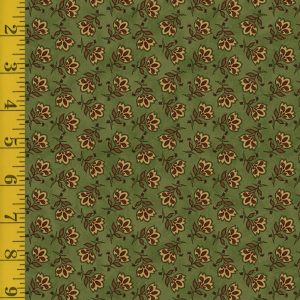 Benartex: Sunflower Days: Tossed Jacobean Flower - Leaf #25-4649