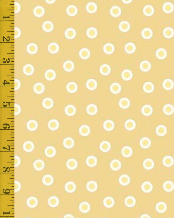 Qt Fabrics Life is Better with Friends: Dot - Straw #25-6452