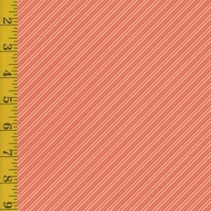 Qt Fabrics Life is Better with Friends: Diagonal Stripe - Peach #25-6454