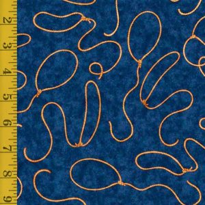 Qt Fabrics Cowboy Up: Lassos - Blue #25-6467