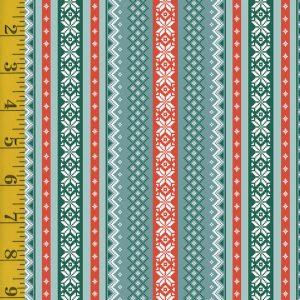 Riley Blake Designs Ski Hill: Sweater - Teal #25-8444