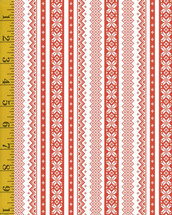 Riley Blake Designs Ski Hill: Sweater - White #25-8445