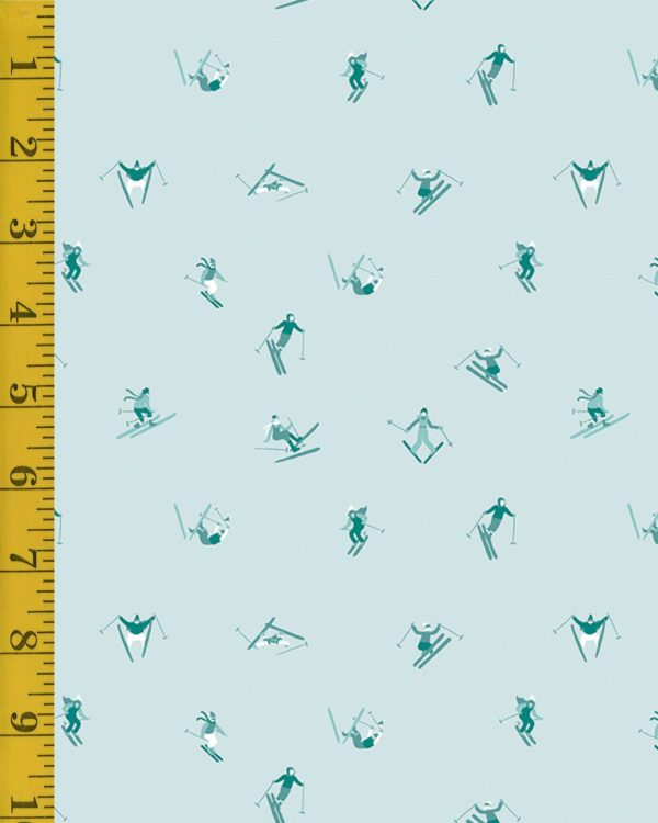 Riley Blake Designs Ski Hill: Skiers - Powder #25-8446