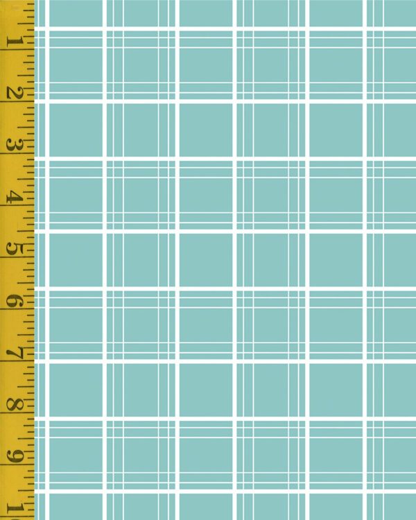 Riley Blake Designs Ski Hill: Ski Tracks - Aqua #25-8448
