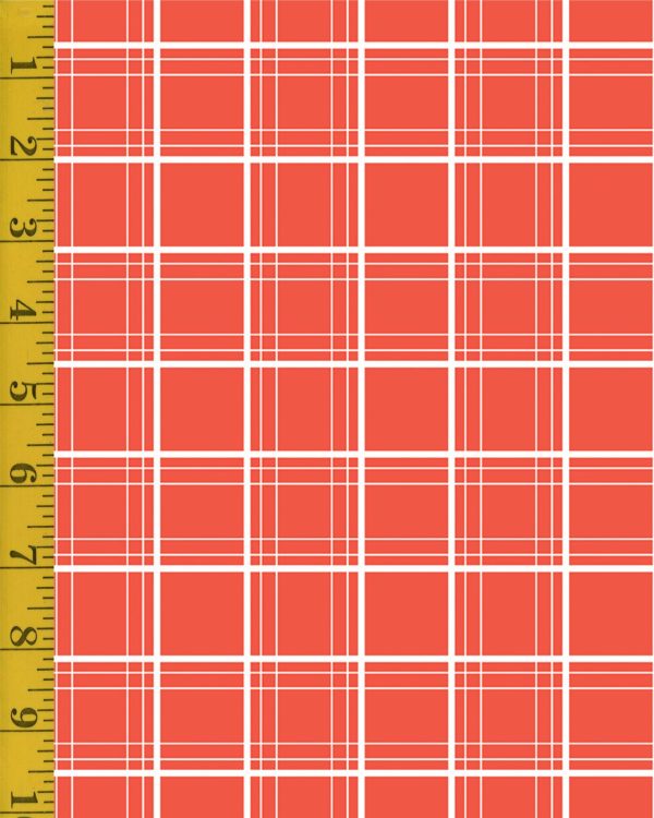 Riley Blake Designs Ski Hill: Ski Tracks - Red #25-8449
