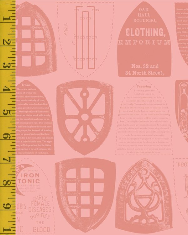 Riley Blake Designs Press On: Cord Iron Plates - Pink #25-8464