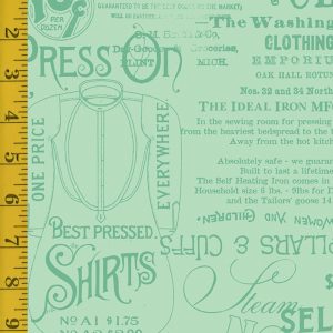 Riley Blake Designs Press On: Pressing Matters - Mint #25-8467
