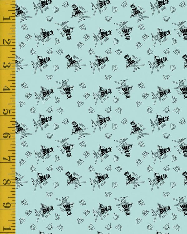 Riley Blake Designs Press On: Girl - Aqua #25-8468