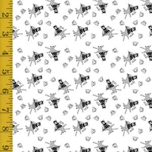 Riley Blake Designs Press On: Girl - White #25-8470