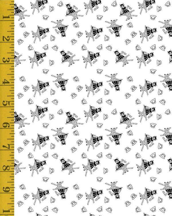 Riley Blake Designs Press On: Girl - White #25-8470