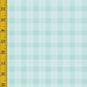 Riley Blake Designs Press On: Pinstripe Plaid - Aqua #25-8473