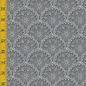 Andover Fabrics Bee Happy: Clamshell - Gray #25-1165
