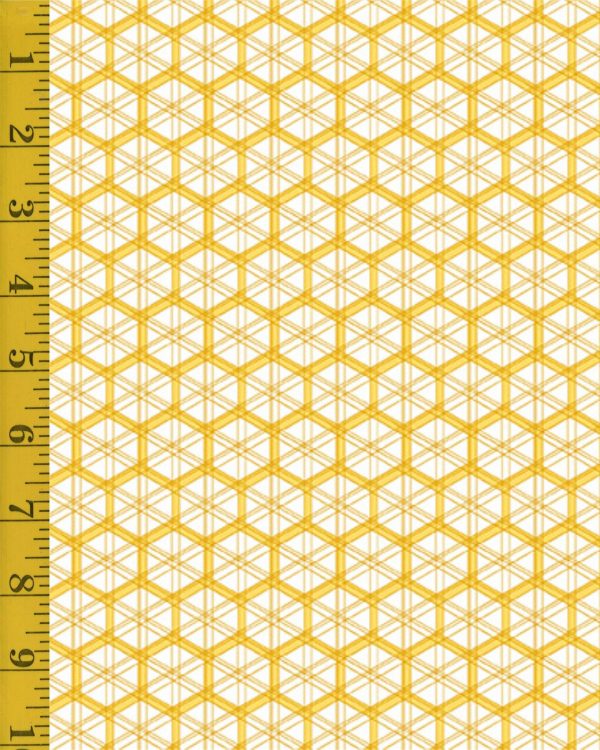 Andover Fabrics Bee Happy: Honeycomb - White #25-1172