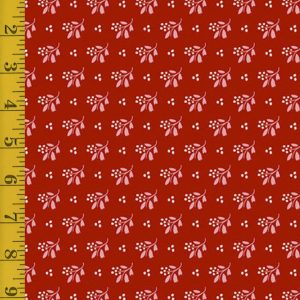 Andover Fabrics Cozy House: Little Cutie - Garnet #25-1196