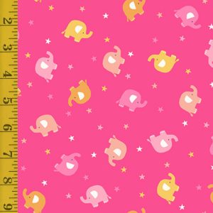 Andover Fabrics In the Jungle: : Ellie Scatter - Pink #25-1223