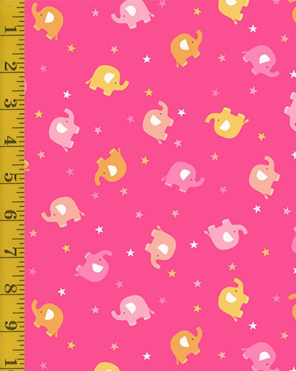 Andover Fabrics In the Jungle: : Ellie Scatter - Pink #25-1223