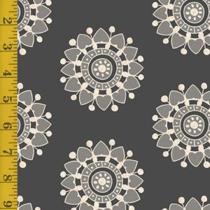 Andover Fabrics Tangent: Pinwheel - Black #25-1256