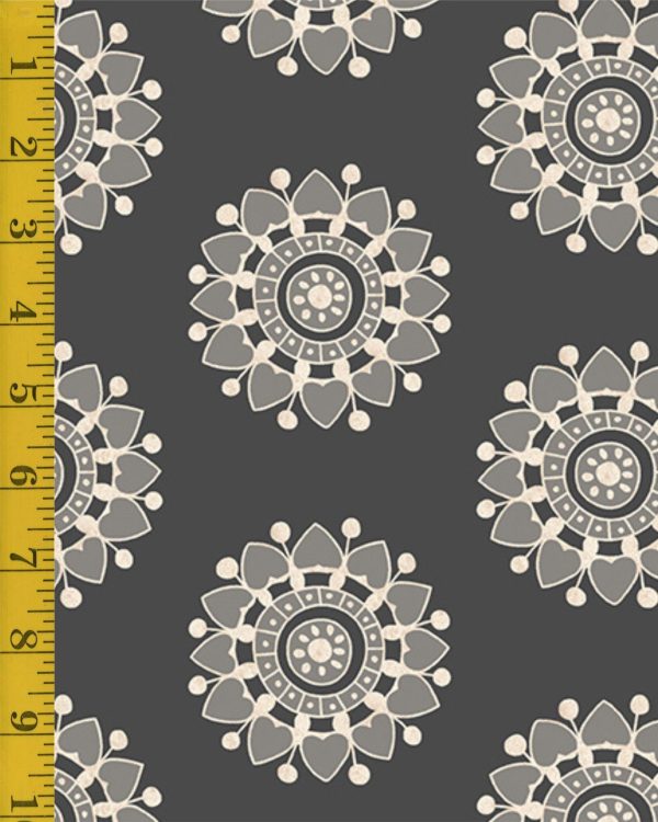 Andover Fabrics Tangent: Pinwheel - Black #25-1256