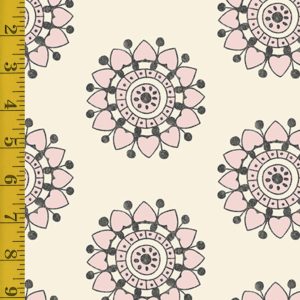 Andover Fabrics Tangent: Pinwheel - White #25-1257