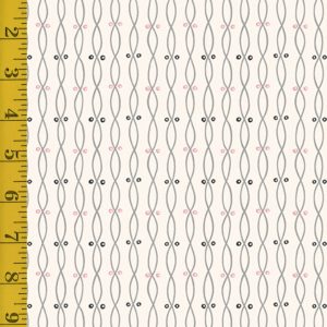 Andover Fabrics Tangent: Twist - White #25-1265