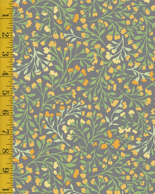 Andover Fabrics Poppies: Meadow - Gray #25-1278